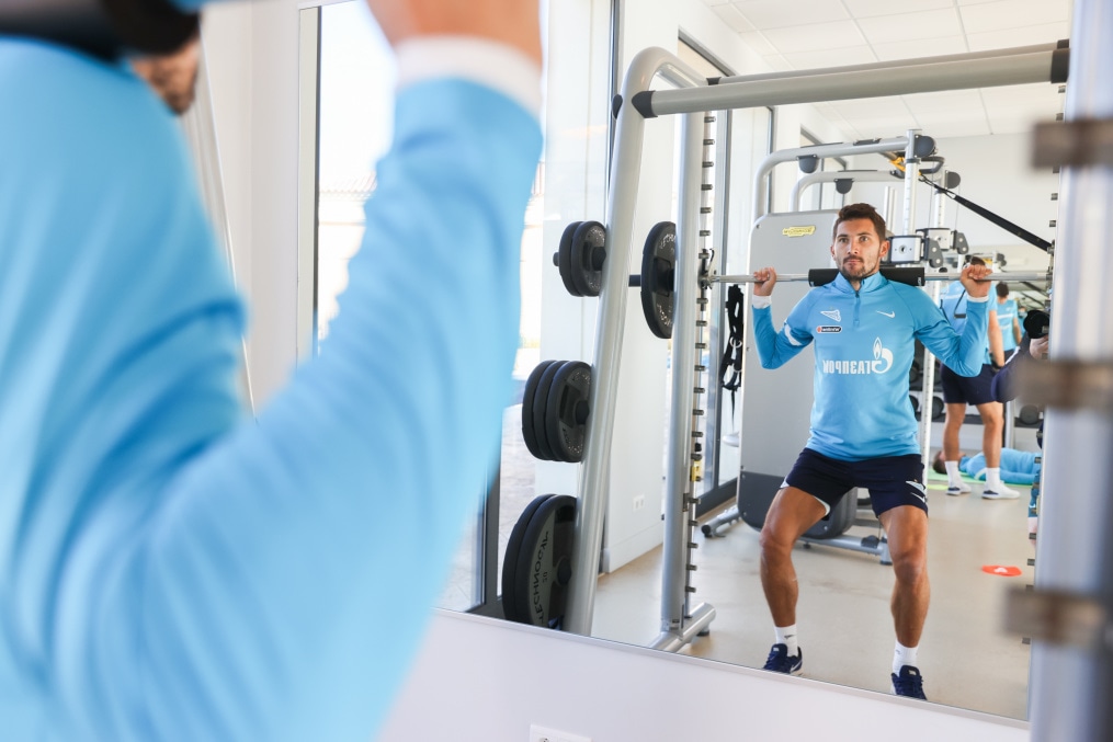 «Газпром»-тренировочные сборы в Португалии: 01 февраля, утренняя тренировка