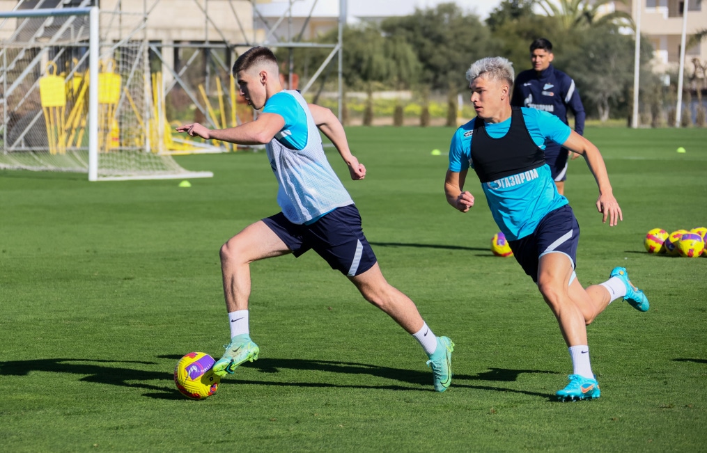 «Газпром»-тренировочные сборы в Португалии: 01 февраля, утренняя тренировка