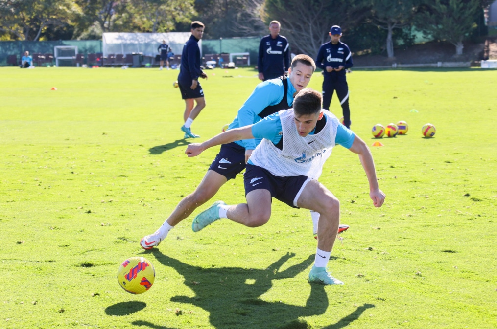 «Газпром»-тренировочные сборы в Португалии: 01 февраля, утренняя тренировка