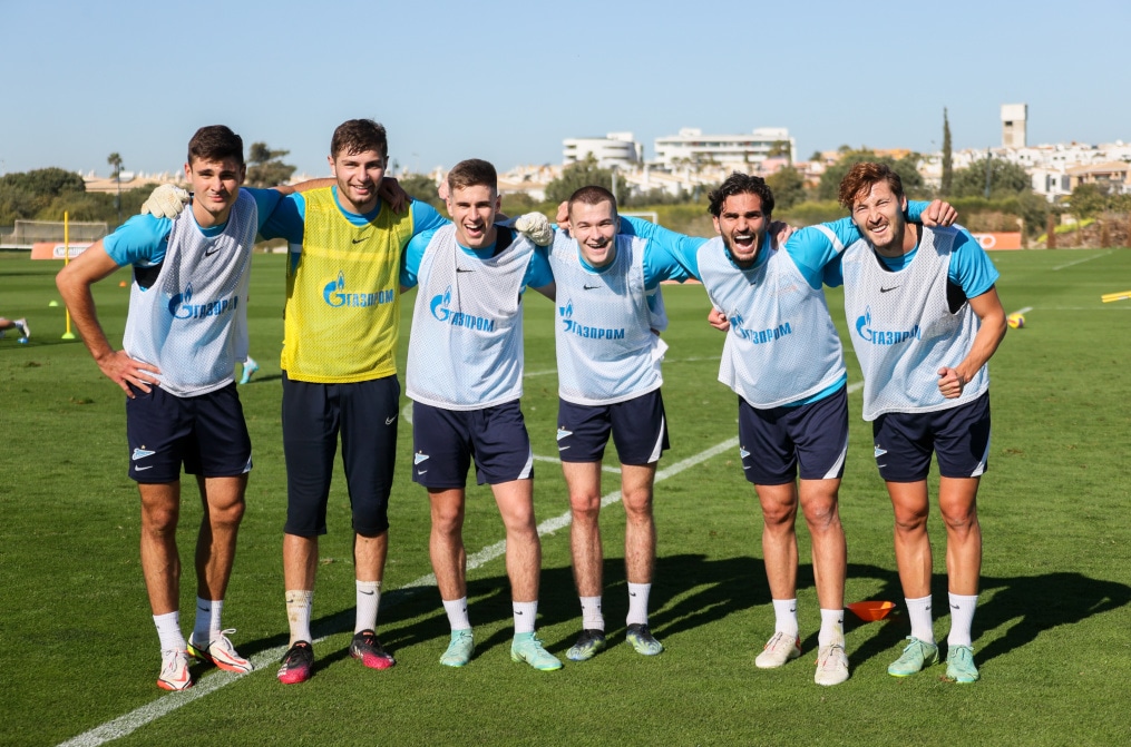 «Газпром»-тренировочные сборы в Португалии: 01 февраля, утренняя тренировка