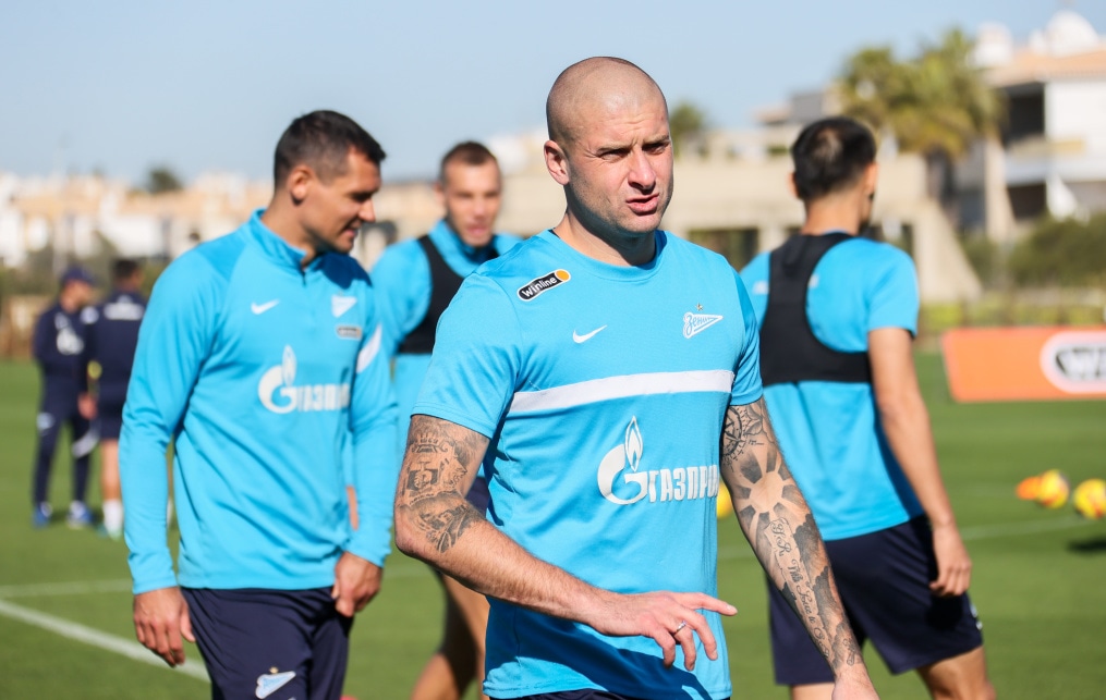 «Газпром»-тренировочные сборы в Португалии: 01 февраля, утренняя тренировка