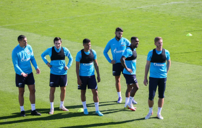 «Газпром»-тренировочные сборы в Португалии: 01 февраля, утренняя тренировка