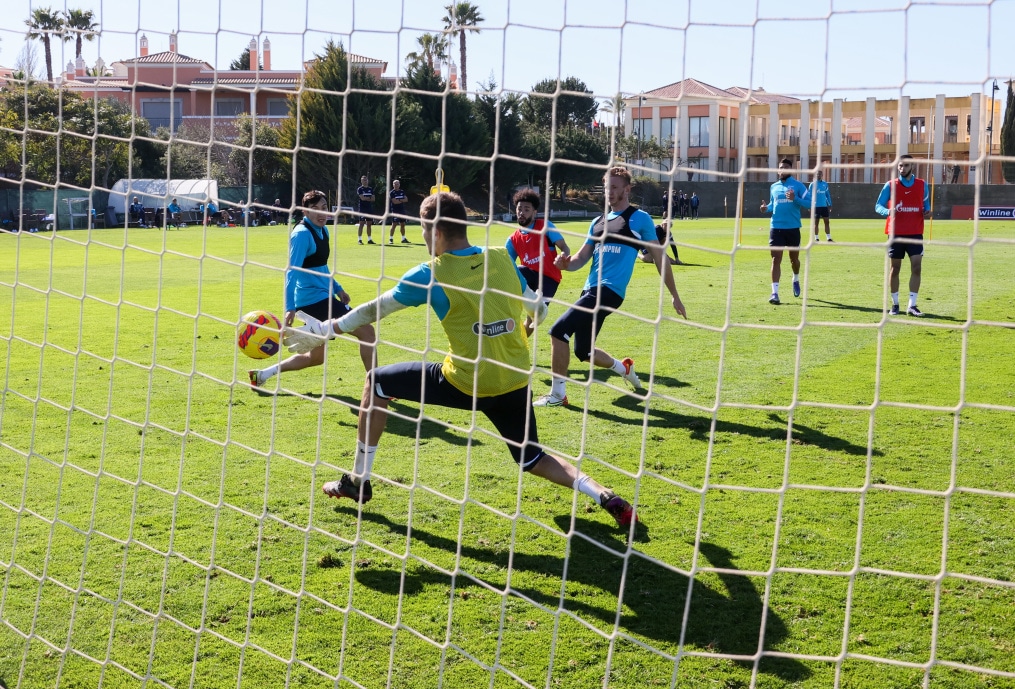 «Газпром»-тренировочные сборы в Португалии: 01 февраля, утренняя тренировка