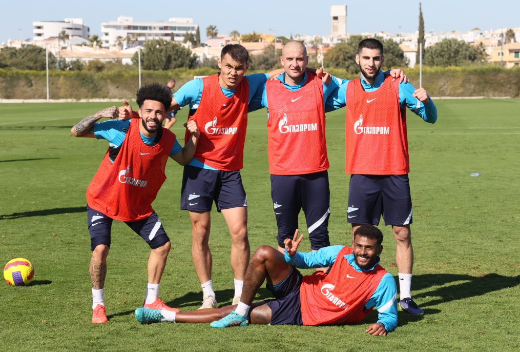 «Газпром»-тренировочные сборы в Португалии: 01 февраля, утренняя тренировка