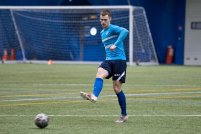 Тренировка «Зенита» U-17 и «Зенита» U-16 в манеже Академии