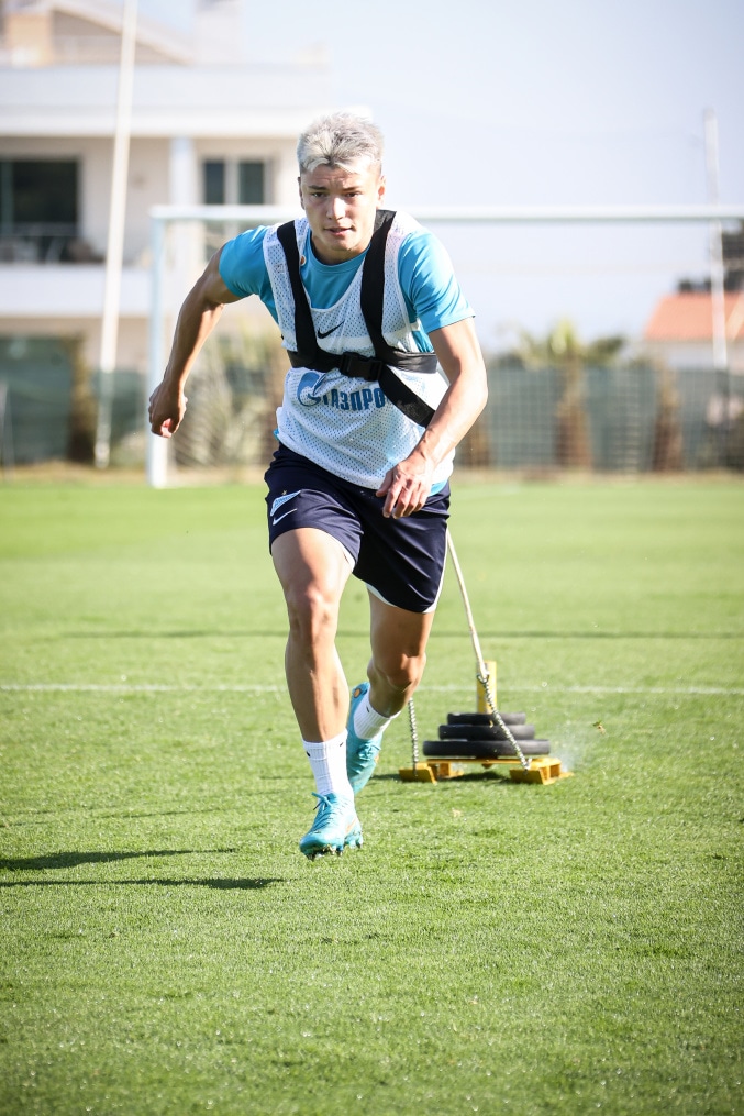 «Газпром» — тренировочные сборы в Португалии: 6 феврала, утренняя тренировка