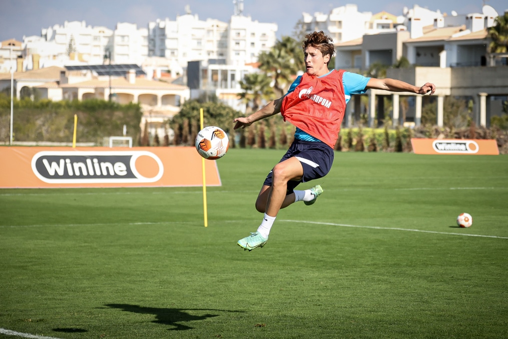 «Газпром» — тренировочные сборы в Португалии: 6 феврала, утренняя тренировка