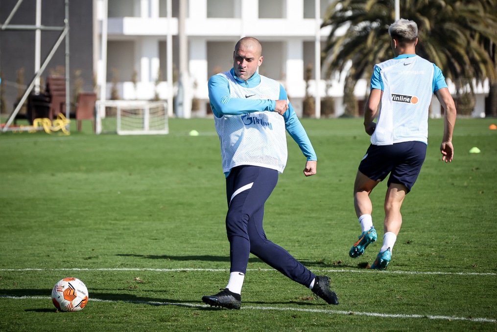 «Газпром» — тренировочные сборы в Португалии: 6 феврала, утренняя тренировка