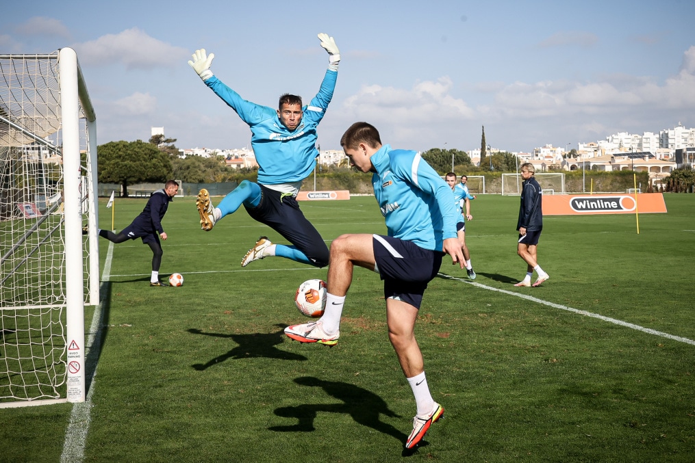 «Газпром» — тренировочные сборы в Португалии: 6 феврала, утренняя тренировка
