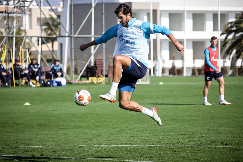 «Газпром» — тренировочные сборы в Португалии: 6 феврала, утренняя тренировка