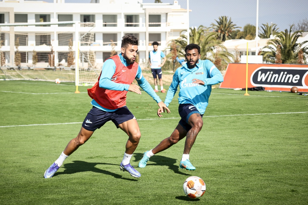 «Газпром» — тренировочные сборы в Португалии: 6 феврала, утренняя тренировка