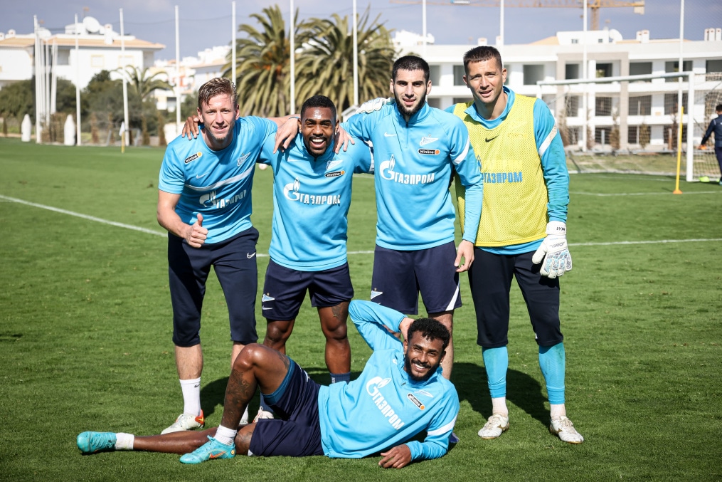 «Газпром» — тренировочные сборы в Португалии: 6 феврала, утренняя тренировка