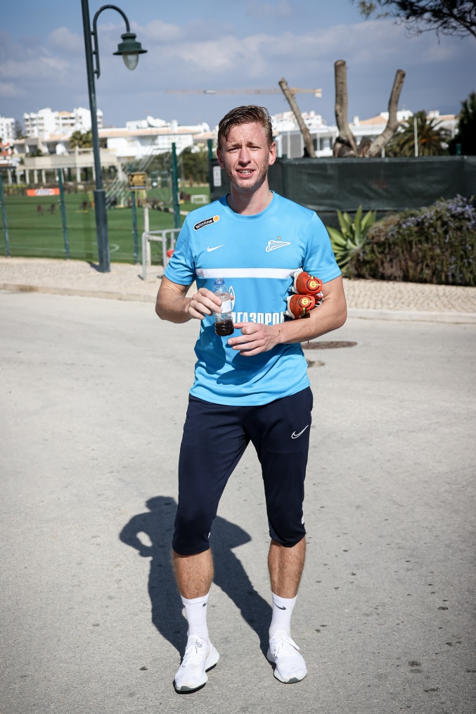 «Газпром» — тренировочные сборы в Португалии: 6 феврала, утренняя тренировка