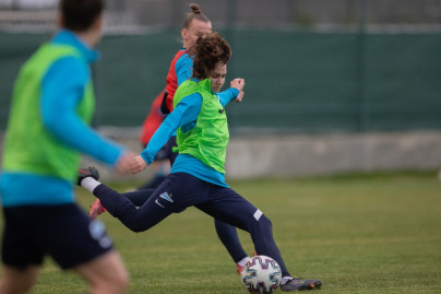 The final training session of the Zenit women's team at the training camp in Turkey