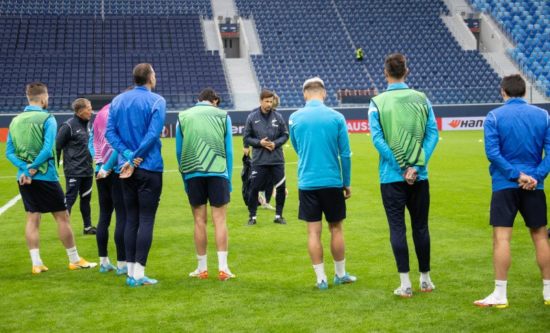 Открытая тренировка «Зенита» перед матчем с «Бетисом»