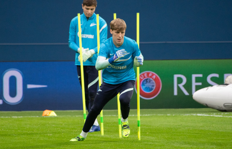 Открытая тренировка «Зенита» перед матчем с «Бетисом»