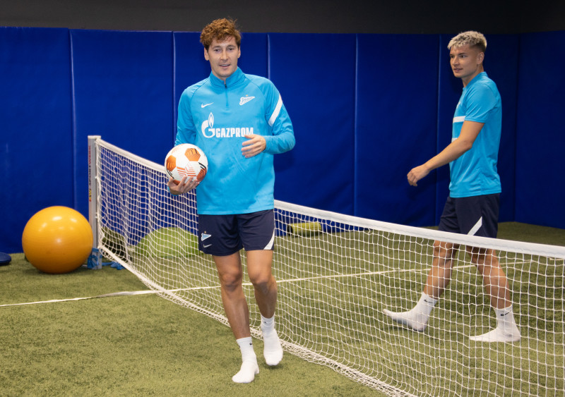 Открытая тренировка «Зенита» перед матчем с «Бетисом»