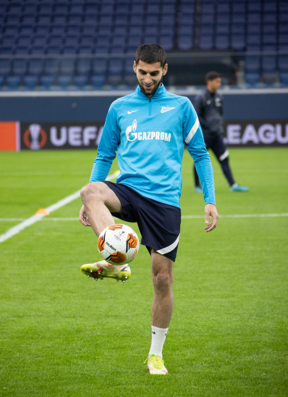 Открытая тренировка «Зенита» перед матчем с «Бетисом»