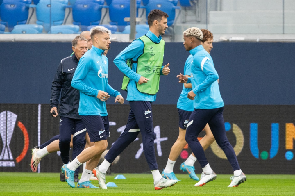 Открытая тренировка «Зенита» перед матчем с «Бетисом»