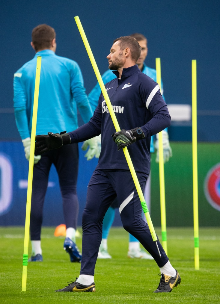 Открытая тренировка «Зенита» перед матчем с «Бетисом»