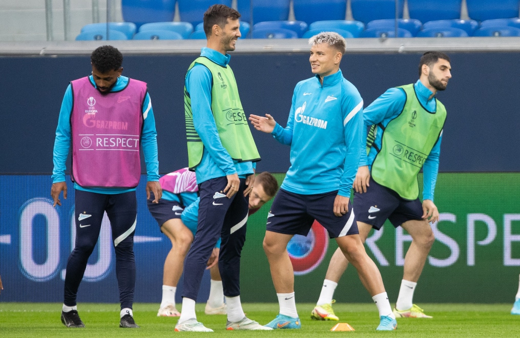 Открытая тренировка «Зенита» перед матчем с «Бетисом»