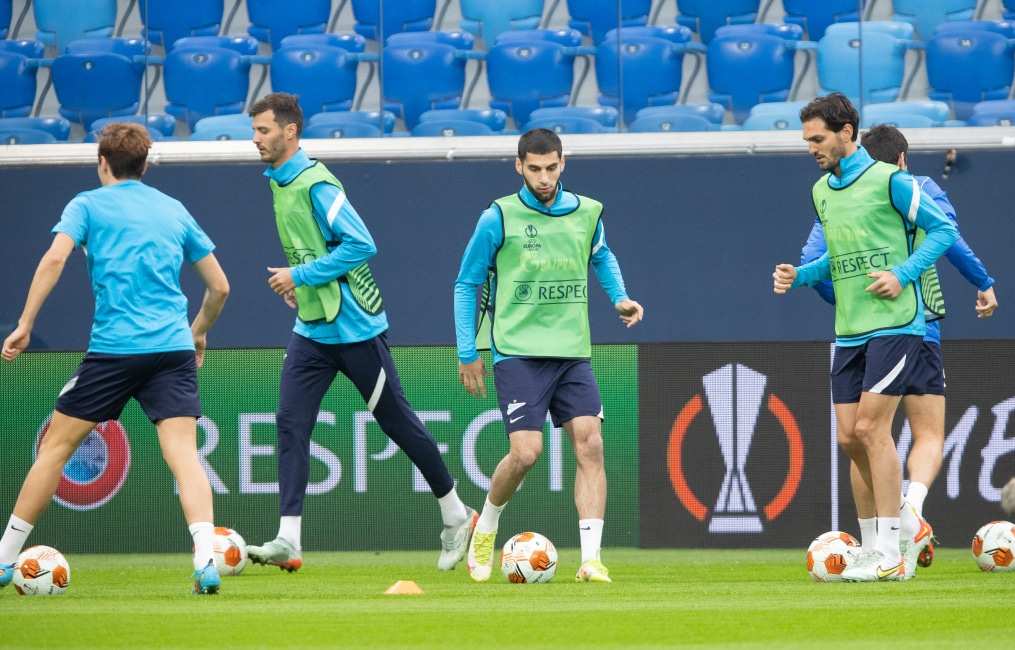 Открытая тренировка «Зенита» перед матчем с «Бетисом»