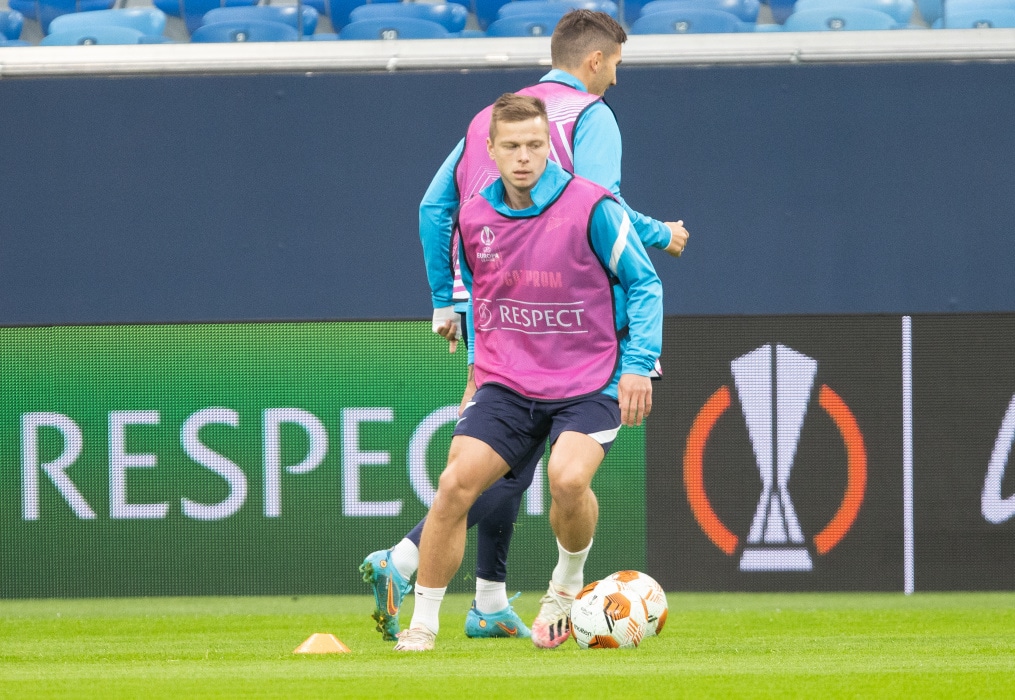 Открытая тренировка «Зенита» перед матчем с «Бетисом»