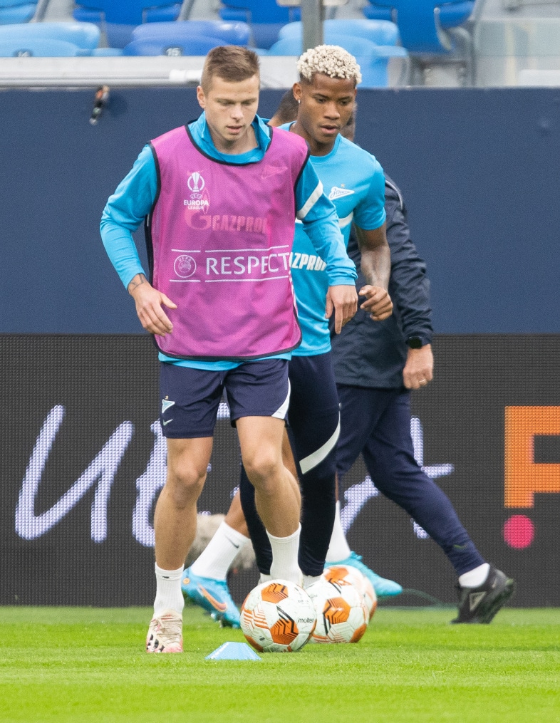 Открытая тренировка «Зенита» перед матчем с «Бетисом»