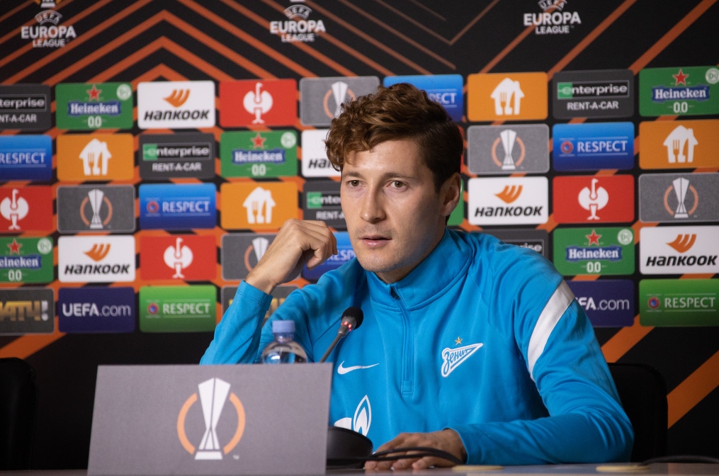 Пресс-конференция «Зенита» перед матчем с «Бетисом»