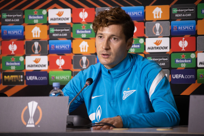 Пресс-конференция «Зенита» перед матчем с «Бетисом»