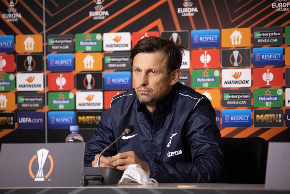 Пресс-конференция «Зенита» перед матчем с «Бетисом»