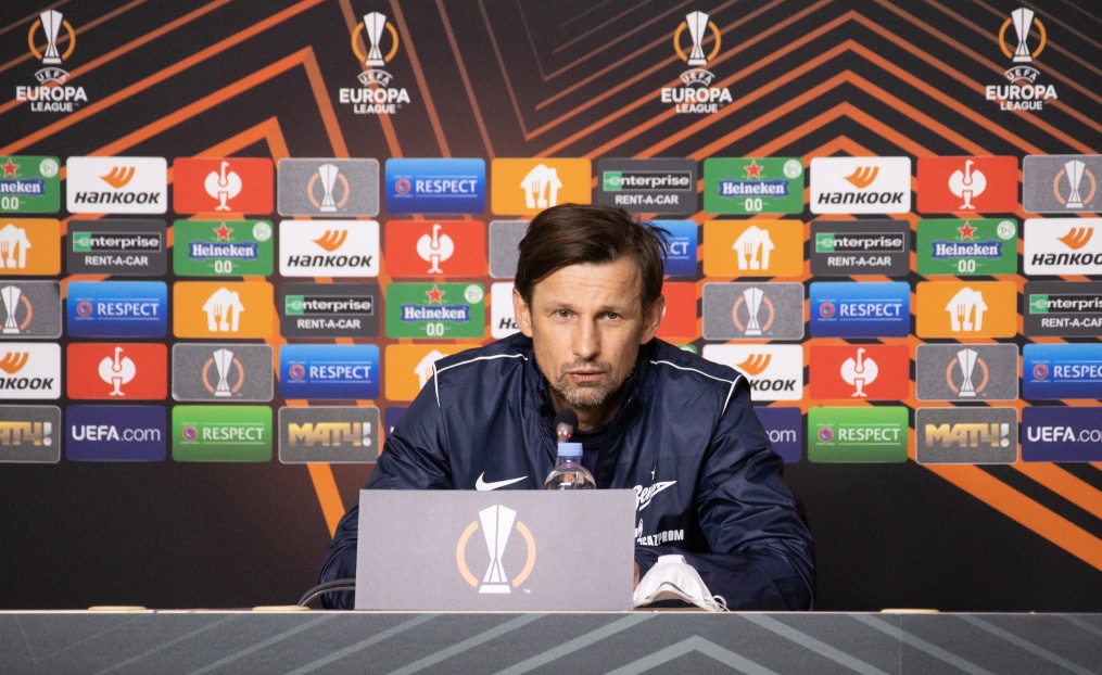 Пресс-конференция «Зенита» перед матчем с «Бетисом»