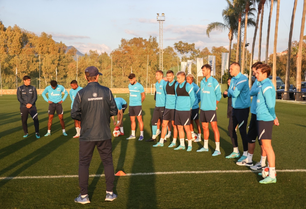 «Газпром»-тренировочные сборы в Испании: 19 февраля, вечерняя тренировка
