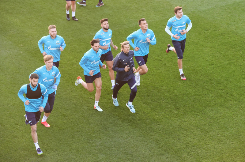 «Газпром»-тренировочные сборы в Испании: 19 февраля, вечерняя тренировка