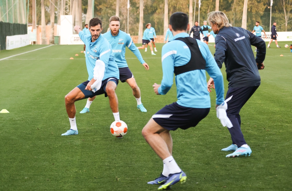 «Газпром»-тренировочные сборы в Испании: 19 февраля, вечерняя тренировка