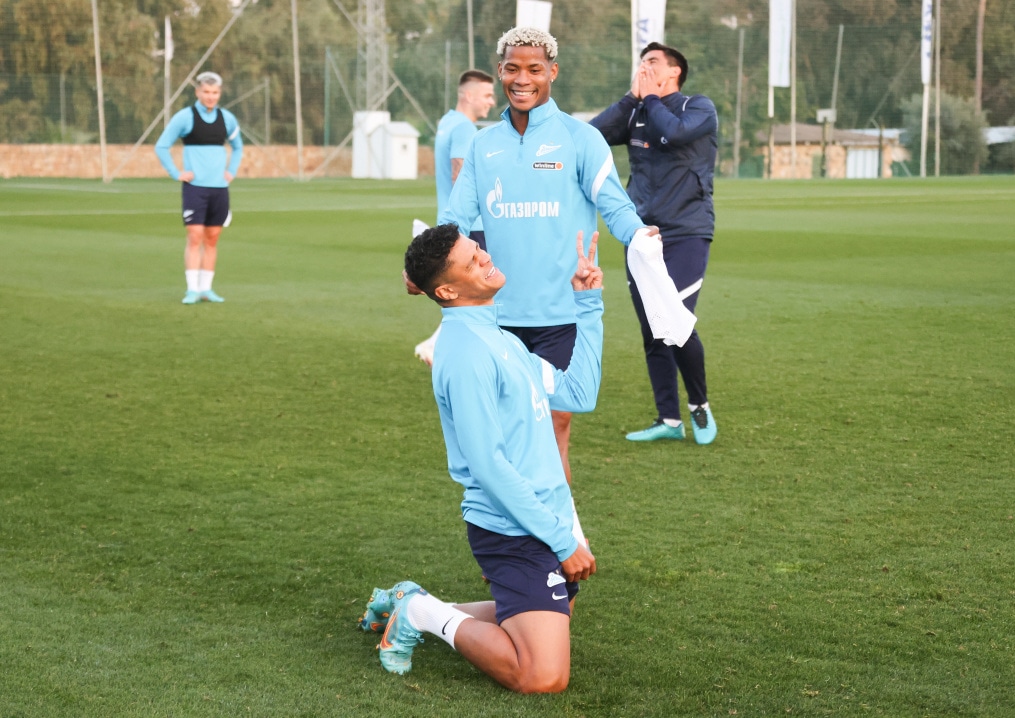 «Газпром»-тренировочные сборы в Испании: 19 февраля, вечерняя тренировка