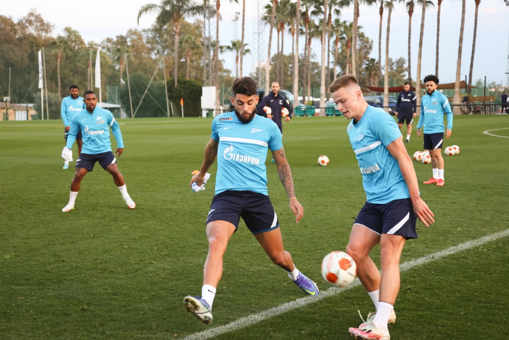 «Газпром»-тренировочные сборы в Испании: 19 февраля, вечерняя тренировка