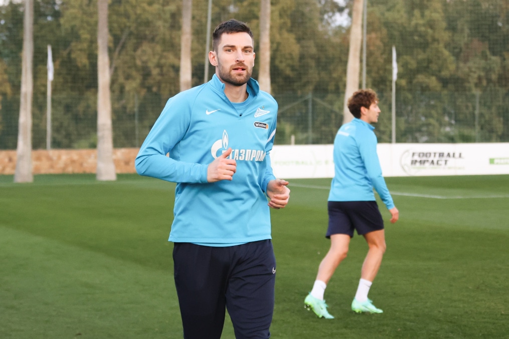 «Газпром»-тренировочные сборы в Испании: 19 февраля, вечерняя тренировка