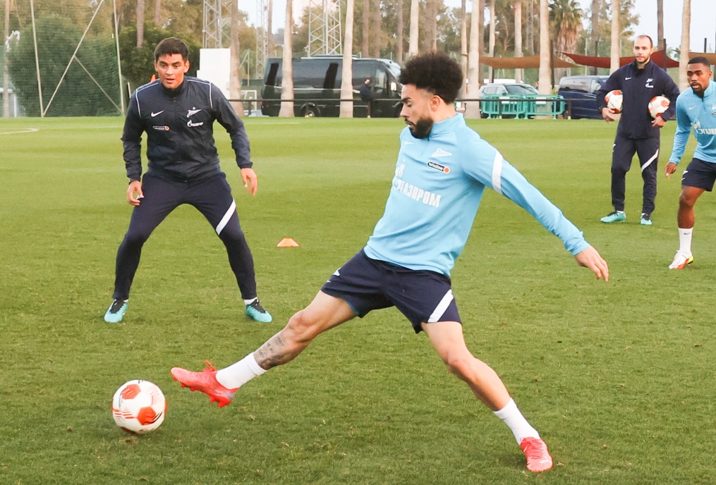 «Газпром»-тренировочные сборы в Испании: 19 февраля, вечерняя тренировка