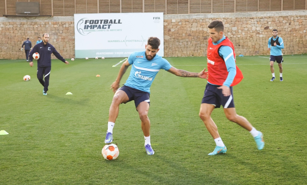 «Газпром»-тренировочные сборы в Испании: 19 февраля, вечерняя тренировка