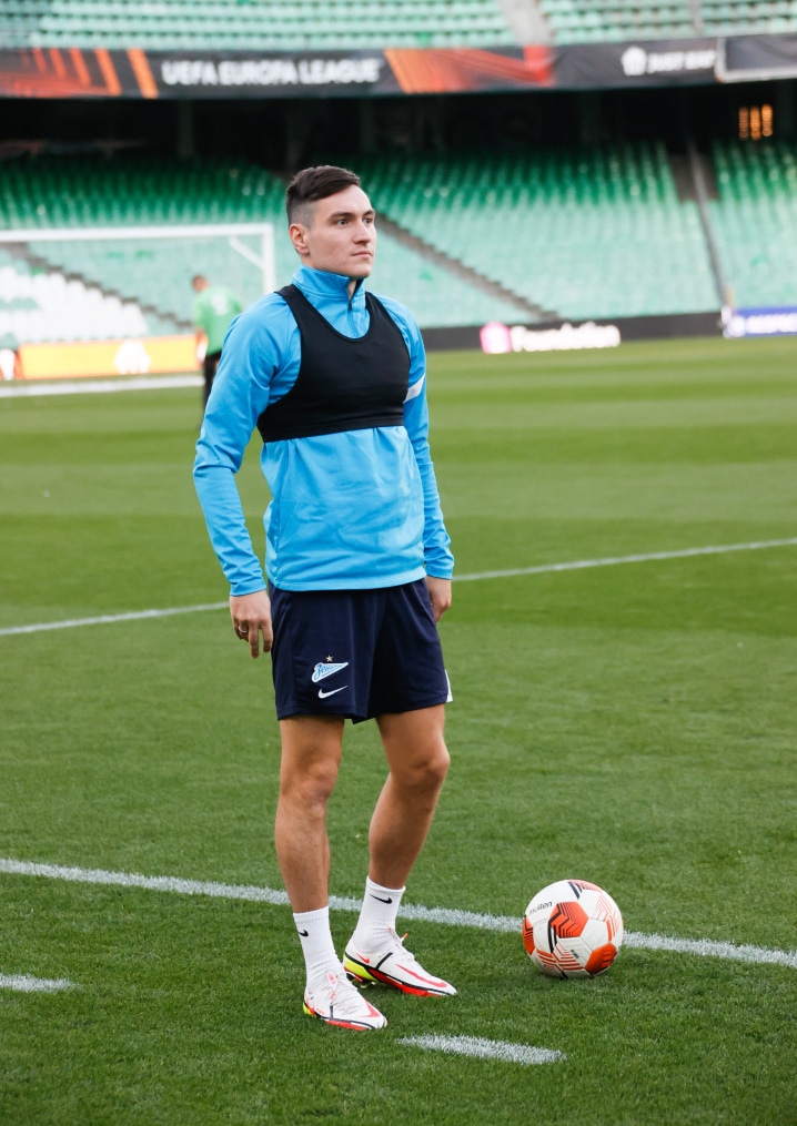 Открытая тренировка «Зенита» перед ответным матчем с «Бетисом»