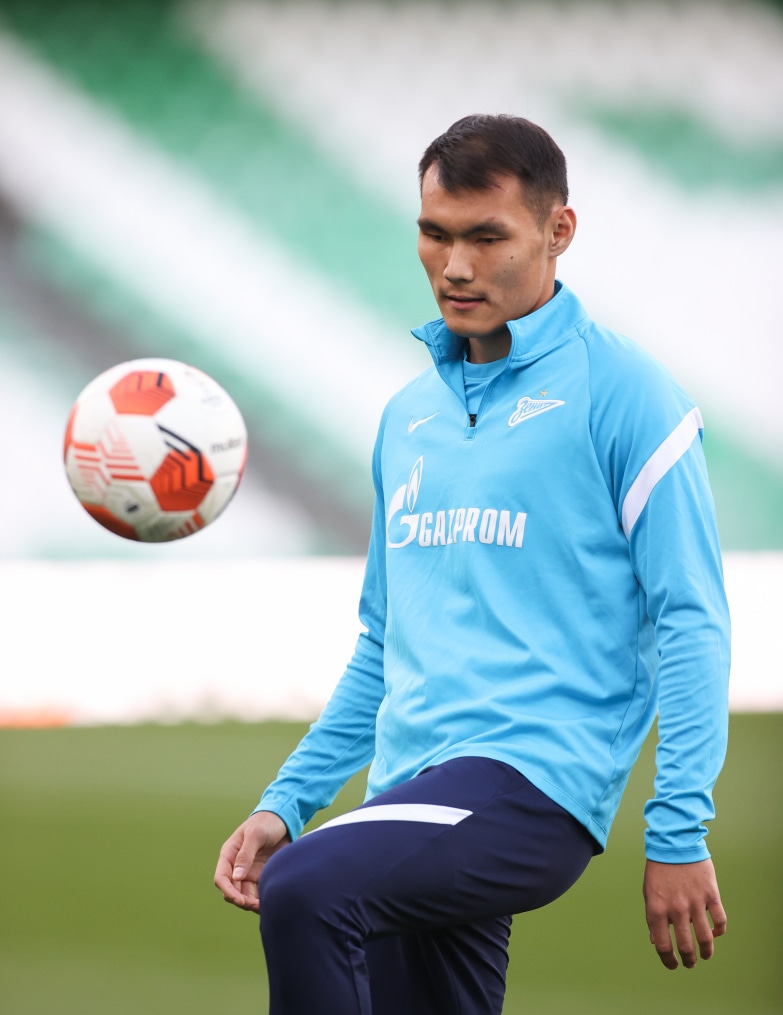 Открытая тренировка «Зенита» перед ответным матчем с «Бетисом»