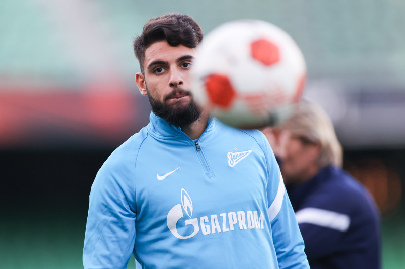 Открытая тренировка «Зенита» перед ответным матчем с «Бетисом»