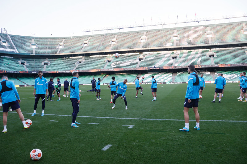 Открытая тренировка «Зенита» перед ответным матчем с «Бетисом»