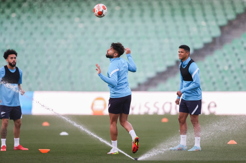 Открытая тренировка «Зенита» перед ответным матчем с «Бетисом»