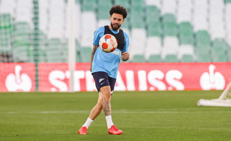 Открытая тренировка «Зенита» перед ответным матчем с «Бетисом»