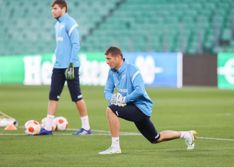 Открытая тренировка «Зенита» перед ответным матчем с «Бетисом»