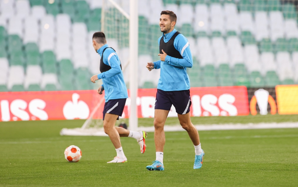 Открытая тренировка «Зенита» перед ответным матчем с «Бетисом»