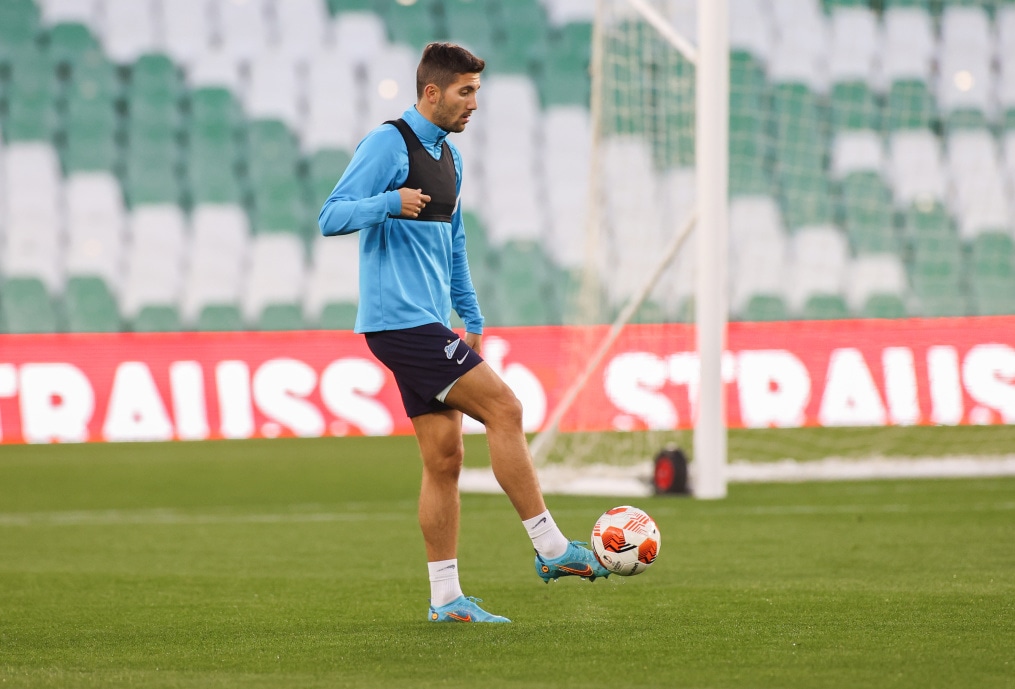 Открытая тренировка «Зенита» перед ответным матчем с «Бетисом»