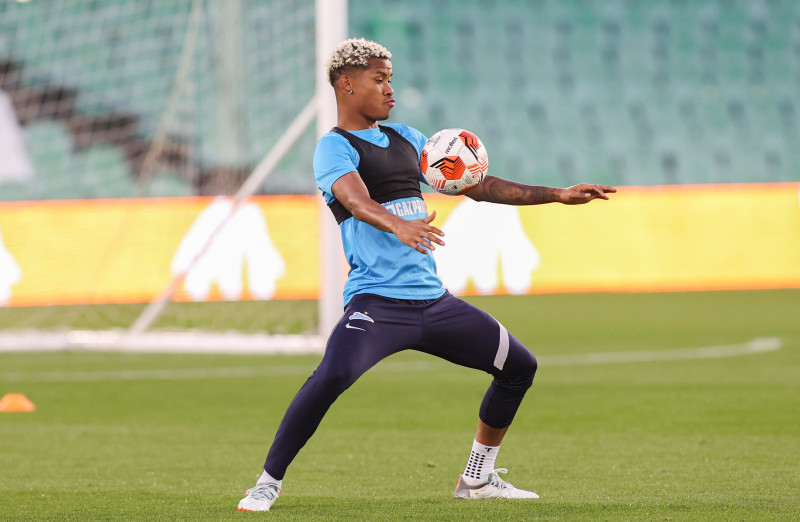 Открытая тренировка «Зенита» перед ответным матчем с «Бетисом»